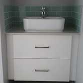 Bathroom cupboard design and fitting - Tip of Africa Creations - Agulhas/Struisbaai