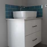 Bathroom cupboard design and fitting - Tip of Africa Creations - Agulhas/Struisbaai