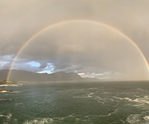 Saturday, 7 November 2020: Beautiful Sunset Double Rainbow
