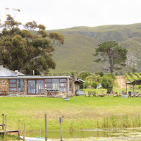 Stanford - The Tasting Room - View From Pond