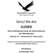 Closed: 11 - 20 January 2021