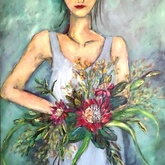 Figure Art Brown Eyed Girl - Art by Annalene - Xplorio™ Gansbaai