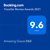 Booking.com Traveller Review Awards 2021 - Amazing Grace B&B - Xplorio™ Gansbaai