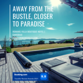 Bookings.com Traveller Review Awards 2021 - Romans Villa Boutique Guest House - Xplorio™ Gansbaai