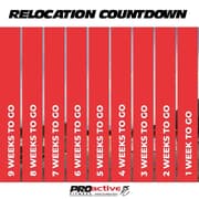 Finally our official relocation countdown has begun!