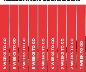 Finally our official relocation countdown has begun!