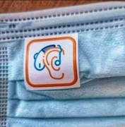 Logo on Mask for Deaf People