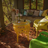 Outside Patio - Vleiroos Cottage @ Sandberg Fynbos Reserve - Xplorio™ Gansbaai