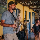 Mike Playing the Sax - Jacana Live Music - Xplorio™ Gansbaai