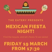 Mexican Fiesta Night: 19 March 2021