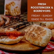Fresh Roosterkoek and Boerewors (19 - 21 March 2021)