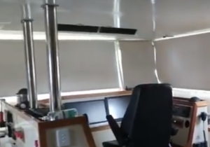 Blind Installation on a Boat