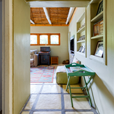 The Farmhouse Indoor Fireplace - Bodhi Khaya Nature Retreat - Xplorio™ Gansbaai