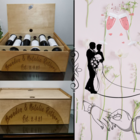 Wedding Gift - Wine Box - M + S Designs - Xplorio™ Gansbaai Wedding Gift - Wine Box - M + S Designs - Xplorio™ Gansbaai