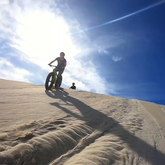 Riding down the dunes - Fatbike Tours - Xplorio™ Gansbaai