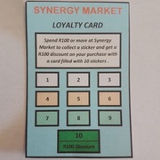 We Recently Launched our Loyalty Card Campaign!