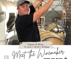 15 June 2021: Meet the Winemaker - Wine and Tapas in L'Agulhas