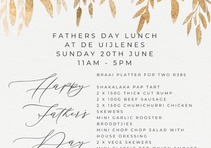 20 June 2021: Father's Day Lunch