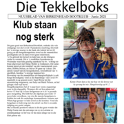 Nuusblad: Die Tekkelboks - Junie 2021