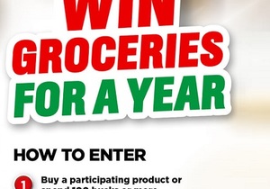 WIN groceries for a year!