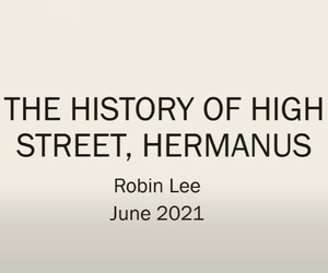The History of High Street, Hermanus by Dr Robin Lee