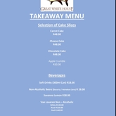 Takeaway Menu - Great White House Restaurant - Xplorio™ Gansbaai