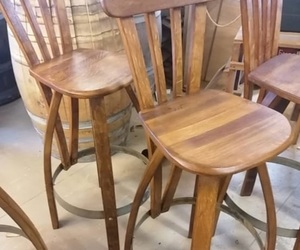Wine Barrel Bar Stools - R880 each!