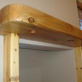 Spalted - Wooden Mantle Piece with LED's - Xplorio™ Gansbaai