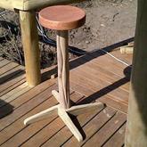 Spalted - Wooden Stool - Xplorio™ Gansbaai