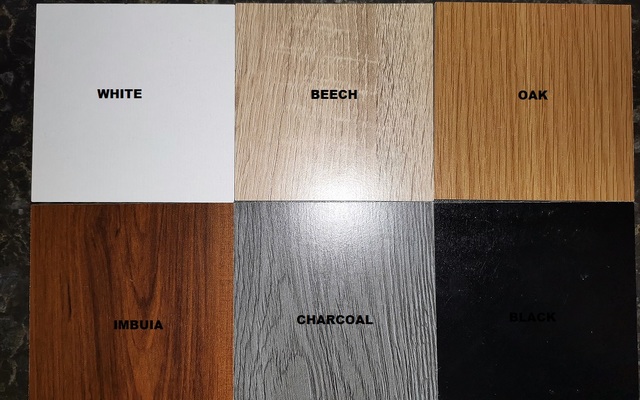 Melamine Furniture comes in 6 Colours