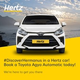 Book a Toyota Agya Automatic - Hertz Rent a Car - Xplorio™ Hermanus