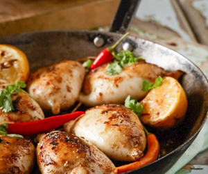 Stuffed Calamari Tubes