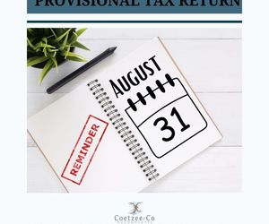 Provisional Tax Return