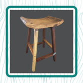 Black Wood Bar Stool - M + S Designs - Xplorio™ Gansbaai