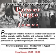 Every Monday: Power Yoga with James
