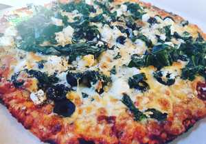 New Pizza: Spanakopizza!