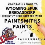 Wyoming Spur Bredasdorp Recently Decorated with Paintsmiths Bredasdorp