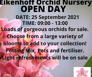 25 September 2021: Eikenhoff Orchid Nursery Open Day