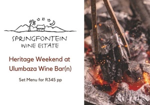 Heritage Weekend at Ulumbaza Wine Bar(n)