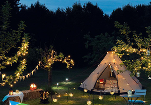 Tips For Camping - Bring Solar-Powered String Lights