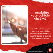 Immobilise your vehicle via SMS