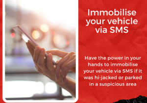 Immobilise your vehicle via SMS