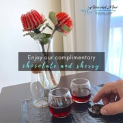 Complimentary Chocolate and Sherry