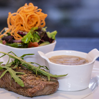 Steak and Salad - Blue Goose - Xplorio™ Gansbaai