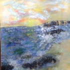 Abstract Seascape Walker Bay 5 - Annelene (Lientjie) van der Colff - Xplorio™ Gansbaai