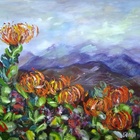 Pincushions Fynbos Art - Annelene (Lientjie) van der Colff - Xplorio™ Gansbaai