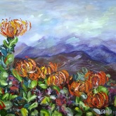 Pincushions Fynbos Art - Annelene (Lientjie) van der Colff - Xplorio™ Gansbaai