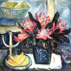 Art Still Life with Proteas - Annelene (Lientjie) van der Colff - Xplorio™ Gansbaai Art Still Life with Proteas - Annelene (Lientjie) van der Colff - Xplorio™ Gansbaai