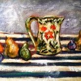 Still Life Kitchen Table with Fruit - Annelene (Lientjie) van der Colff - Xplorio™ Gansbaai