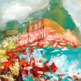 Abstract Landscape - Glencairn - Annelene (Lientjie) van der Colff - Xplorio™ Gansbaai